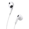 Baseus - Стерео слушалки Encok C17 (NGCR010002) - с проводник, тип-C, микрофон, 1,1 м - бели