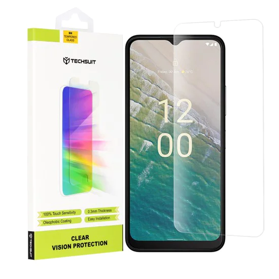 Протектор за Nokia C32 - Clear Vision Glass - Прозрачен