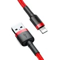 USB към Lightning Data Cable 1.5A, 2m - Baseus Coffees (CALKLF-C09) - Червен
