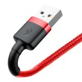 USB към Lightning Data Cable 1.5A, 2m - Baseus Coffees (CALKLF-C09) - Червен