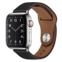 Мъжка каишка за Apple Watch за Apple Watch 1/2/3/3/4/4/5/5/5/6/6/7/8/9/10/SE/SE 2/Ultra/Ultra 2 (42/44 /45/46/49 мм) - Каишка за часовник (W033) - Черна