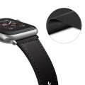 Мъжка каишка за Apple Watch за Apple Watch 1/2/3/3/4/4/5/5/5/6/6/7/8/9/10/SE/SE 2/Ultra/Ultra 2 (42/44 /45/46/49 мм) - Каишка за часовник (W033) - Черна