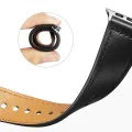 Мъжка каишка за Apple Watch за Apple Watch 1/2/3/3/4/4/5/5/5/6/6/7/8/9/10/SE/SE 2/Ultra/Ultra 2 (42/44 /45/46/49 мм) - Каишка за часовник (W033) - Черна