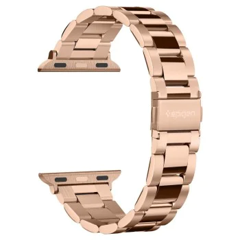 Каишка за Apple Watch 1/2/3/3/4/4/5/5/6/6/7/8/7/8/9/10/10/SE/SE 2 (38/40/41/42 mm ) - Spigen Modern Fit - розово злато