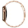 Каишка за Apple Watch 1/2/3/3/4/4/5/5/6/6/7/8/7/8/9/10/10/SE/SE 2 (38/40/41/42 mm ) - Spigen Modern Fit - розово злато