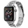 Каишка за Apple Watch за Apple Watch 1/2/3/3/4/4/5/5/6/6/7/8/7/8/9/10/10/SE/SE 2 (38/40/41) /42 мм) - Spigen Modern Fit - Сребрист