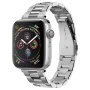 Каишка за Apple Watch за Apple Watch 1/2/3/3/4/4/5/5/6/6/7/8/7/8/9/10/10/SE/SE 2 (38/40/41) /42 мм) - Spigen Modern Fit - Сребрист