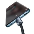 Baseus - Кабел за данни Crystal Shine (CAJY000601) - Type-C към Type-C, 100W, 1.2m - Черен