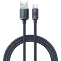 Кабел за данни USB към Type-C 100W, 2m - Baseus Crystal Shine (CAJY000501) - черен
