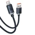 Кабел за данни USB към Type-C 100W, 2m - Baseus Crystal Shine (CAJY000501) - черен