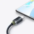 Кабел за данни USB към Type-C 100W, 2m - Baseus Crystal Shine (CAJY000501) - черен