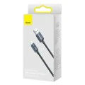 Кабел за данни USB към Type-C 100W, 2m - Baseus Crystal Shine (CAJY000501) - черен