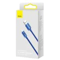 Кабел за данни USB към Type-C 100W, 1.2m - Baseus Crystal Shine (CAJY000403) - син
