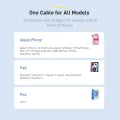 Baseus - Кабел за данни Crystal Shine (CAJY000001) - USB към Lightning, 2.4A, 1.2m - Черен