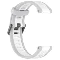Каишка за Huawei Watch GT 4 (41mm)/W1/Honor Watch S1/Garmin Venu 2S/Vivoactive 4S - Каишка за часовник (W053) - Бял