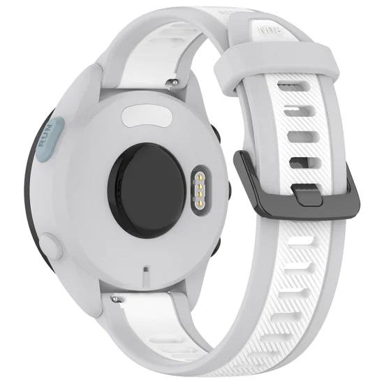 Каишка за Huawei Watch GT 4 (41mm)/W1/Honor Watch S1/Garmin Venu 2S/Vivoactive 4S - Каишка за часовник (W053) - Бял