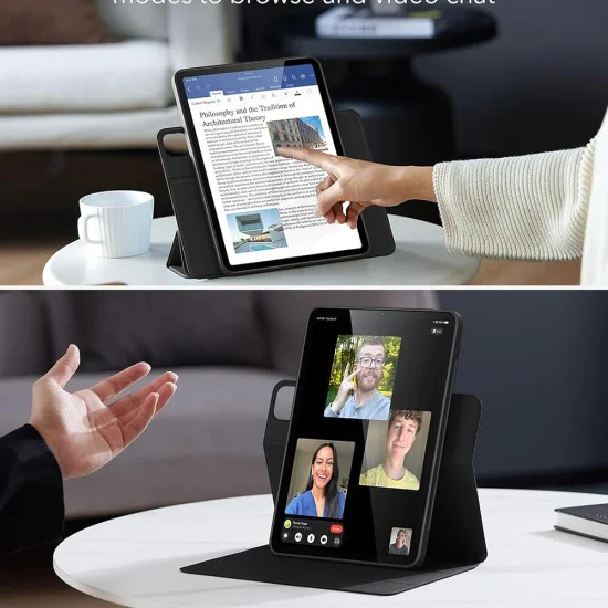 Калъф за iPad Air 4 (2020) / Air 5 (2022) / Air 11 (2024) - ESR Rebound Hybrid - Бял