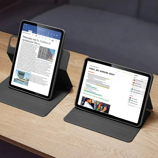 Калъф за iPad Air 4 (2020) / Air 5 (2022) / Air 11 (2024) - ESR Rebound Hybrid - Бял