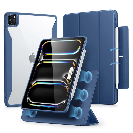 Калъф за iPad Pro 13 (2024) - ESR Rebound Hybrid - Navy Blue