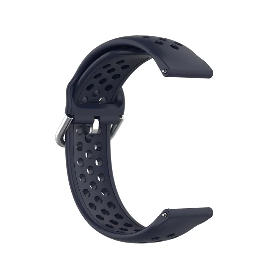 Каишка за часовник за Samsung Galaxy Watch (46 мм) / Gear S3, Huawei Watch GT GT / GT 2 / GT 2e / GT 2 Pro / GT 3 (46 мм) - Каишка за часовник 22 мм (W004) - Тъмно син