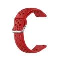 Каишка за Samsung Galaxy Watch 4/5/Active 2, Huawei Watch GT 3 (42mm)/GT 3 Pro (43mm) - Каишка за часовник 20mm (W004) - Червена