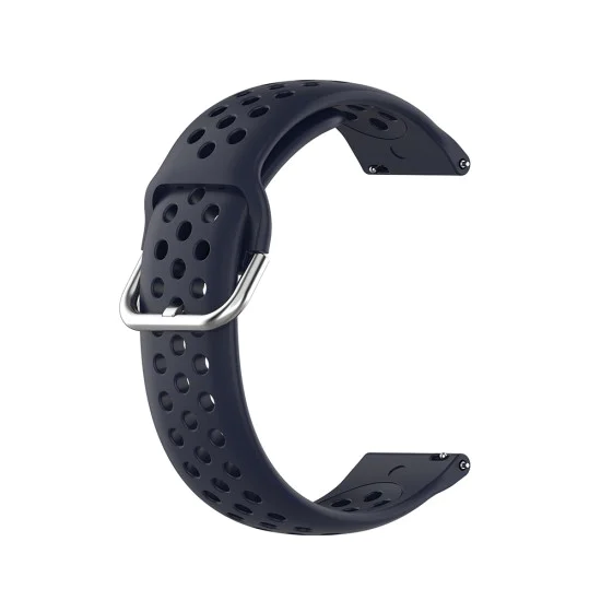 Каишка за Samsung Galaxy Watch 4/5/Active 2, Huawei Watch GT 3 (42mm)/GT 3 Pro (43mm) - Каишка за часовник 20mm (W004) - Тъмно син