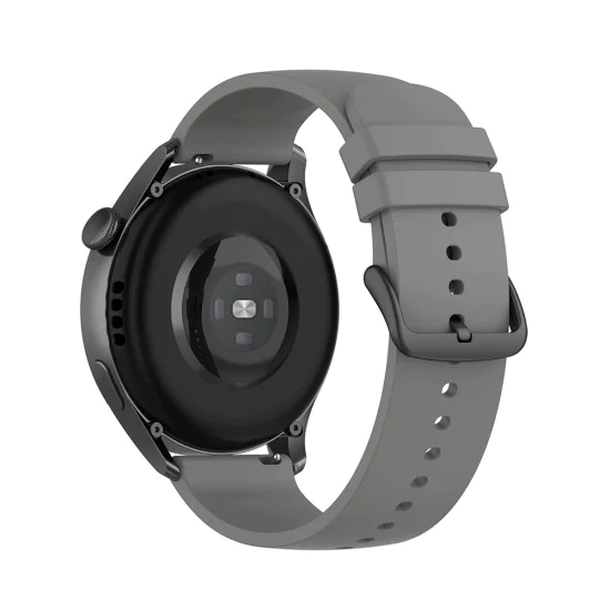 Каишка за часовник за Samsung Galaxy Watch (46 мм) / Gear S3, Huawei Watch GT GT / GT 2 / GT 2e / GT 2 Pro / GT 3 (46 мм) - Каишка за часовник 22 мм (W001) - Сив