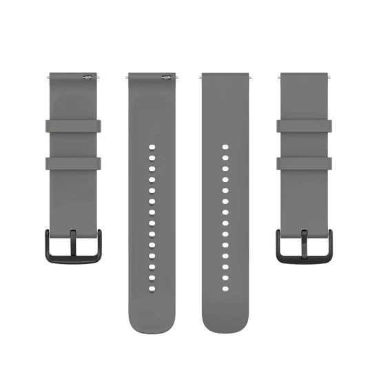 Каишка за часовник за Samsung Galaxy Watch (46 мм) / Gear S3, Huawei Watch GT GT / GT 2 / GT 2e / GT 2 Pro / GT 3 (46 мм) - Каишка за часовник 22 мм (W001) - Сив