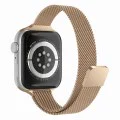 Каишка за Apple Watch 1/2/3/3/4/4/5/5/5/6/6/7/8/7/8/9/10/SE/SE/SE 2/Ultra/Ultra 2 ( 42/44/45/46/49 мм) - Каишка за часовник (W034) - Злато