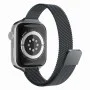 Каишка за Apple Watch 1/2/3/3/4/4/5/5/6/6/7/8/7/8/9/10/10/SE/SE 2 (38/40/41/42 mm ) - Каишка за часовник (W034) - Черна