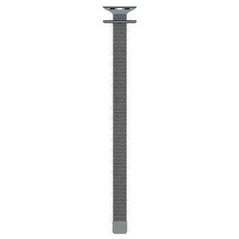 Каишка за Apple Watch 1/2/3/3/4/4/5/5/6/6/7/8/7/8/9/10/10/SE/SE 2 (38/40/41/42 mm ) - Каишка за часовник (W034) - Черна