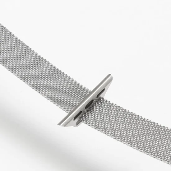 Каишка за Apple Watch 1/2/3/3/4/4/5/5/6/6/7/8/7/8/9/10/10/SE/SE 2 (38/40/41/42 mm ) - Каишка за часовник (W034) - Черна