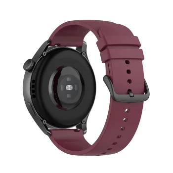Каишка за часовник за Samsung Galaxy Watch 4/5/Active 2, Huawei Watch GT 3 (42 мм)/GT 3 Pro (43 мм) - Каишка за часовник 20 мм (W001) - Тъмно червена