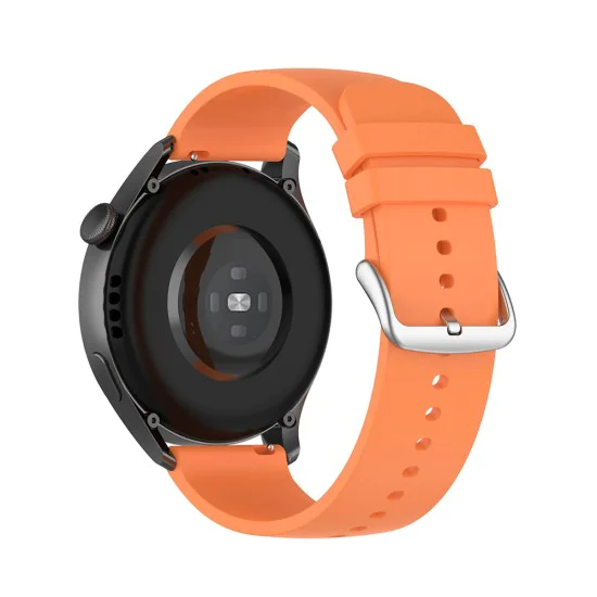 Каишка за часовник за Samsung Galaxy Watch 4/5/Active 2, Huawei Watch GT 3 (42mm)/GT 3 Pro (43mm) - Каишка за часовник 20mm (W001) - оранжева