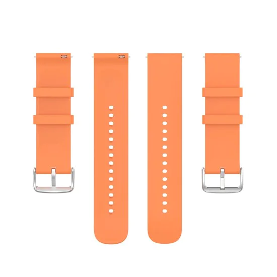 Каишка за часовник за Samsung Galaxy Watch 4/5/Active 2, Huawei Watch GT 3 (42mm)/GT 3 Pro (43mm) - Каишка за часовник 20mm (W001) - оранжева