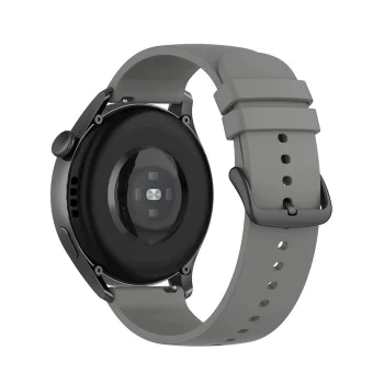 Каишка за Samsung Galaxy Watch 4/5/Active 2, Huawei Watch GT 3 (42mm)/GT 3 Pro (43mm) - Каишка за часовник 20mm (W001) - Сив