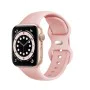 Каишка за Apple Watch 1/2/3/3/4/4/5/5/5/6/6/7/8/7/8/9/10/SE/SE/SE 2/Ultra/Ultra 2 ( 42/44/45/46/49 мм) - Каишка за часовник (W031) - Светло розово