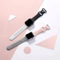 Каишка за часовник за Apple Watch 1/2/3/3/4/4/5/5/5/6/6/7/8/7/8/9/10/SE/SE/SE 2/Ultra/Ultra 2 (42/44/45/46/49 мм) - Каишка за часовник (W031) - Сив