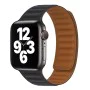 Каишка за часовник за Apple Watch 1/2/3/3/4/4/5/5/5/6/6/7/8/7/8/9/10/SE/SE/SE 2/Ultra/Ultra 2 (42/44/45/46/49 мм) - Каишка за часовник (W035) - Черна