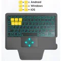 Калъф с клавиатура за iPad Air 4 (2020)/Air 5 (2022)/Air 11 (2024) + Протектор - KeyTab Pro - Черен