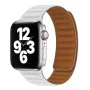 Каишка за Apple Watch 1/2/3/3/4/4/5/5/6/6/7/8/7/8/9/10/10/SE/SE 2 (38/40/41/42 mm ) - Каишка за часовник (W035) - Бяла