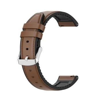 Каишка за часовник за Samsung Galaxy Watch (46 мм) / Gear S3, Huawei Watch GT GT / GT 2 / GT 2e / GT 2 Pro / GT 3 (46 мм) - Каишка за часовник 22 мм (W007) - Кафяв
