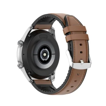 Каишка за часовник за Samsung Galaxy Watch (46 мм) / Gear S3, Huawei Watch GT GT / GT 2 / GT 2e / GT 2 Pro / GT 3 (46 мм) - Каишка за часовник 22 мм (W007) - Кафяв