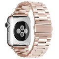 Каишка за Apple Watch 1/2/3/3/4/4/5/5/6/6/7/8/7/8/9/10/10/SE/SE 2 (38/40/41/42 mm ) - Каишка за часовник (W036) - Розова