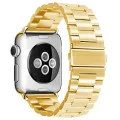 Каишка за Apple Watch 1/2/3/3/4/4/5/5/6/6/7/8/7/8/9/10/10/SE/SE 2 (38/40/41/42 mm ) - Каишка за часовник (W036) - Злато