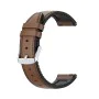 Каишка за Samsung Galaxy Watch 4/5/Active 2, Huawei Watch GT 3 (42 мм)/GT 3 Pro (43 мм) - Каишка за часовник 20 мм (W007) - Кафява