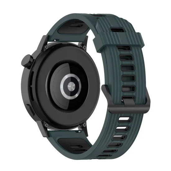 Каишка за часовник за Samsung Galaxy Watch 4/5/Active 2, Huawei Watch GT 3 (42 мм)/GT 3 Pro (43 мм) - Каишка за часовник 20 мм (W002) - Зелена
