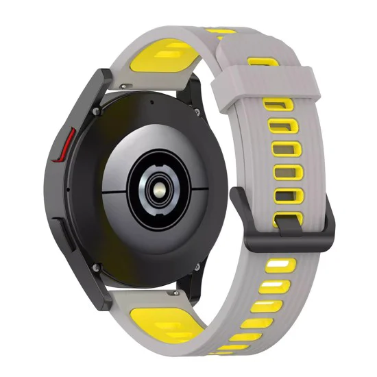 Каишка за часовник за Huawei Watch GT 2 (46 мм)/GT 2 Pro/GT 3 Pro (46 мм)/Ultimate, Xiaomi Watch S1 - Каишка за часовник 22 мм (W002) - Сив