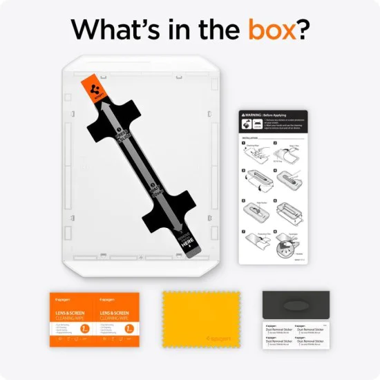 IPad Pro 13 (2024) - Spigen Glas.TR EZ FIT - Прозрачен