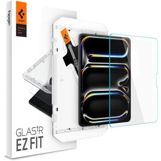 IPad Pro 13 (2024) - Spigen Glas.TR EZ FIT - Прозрачен